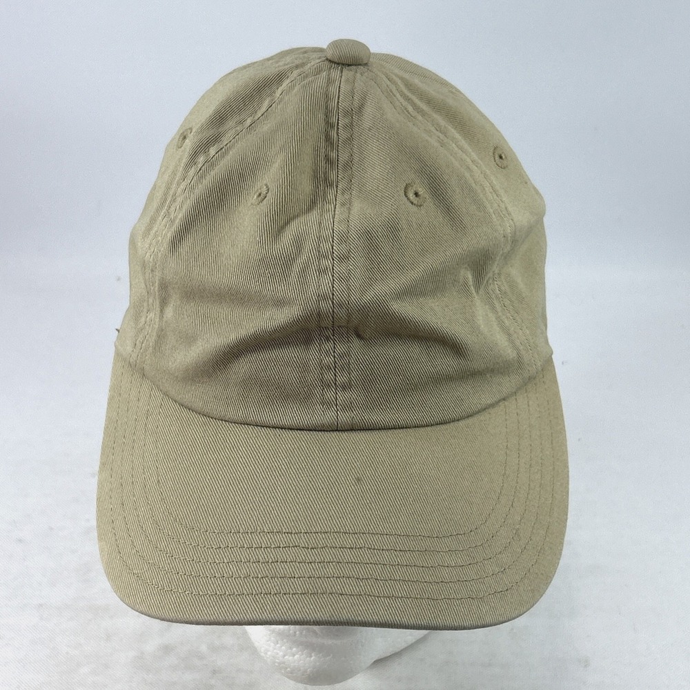 Banana Republic Hat Cap Strap Back Men's Tan Khaki Baseball Blank Soft Dad Y2K